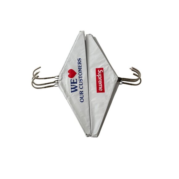 Supreme Logo Metal Hanger Set Of 10 - Picture 2 of 5